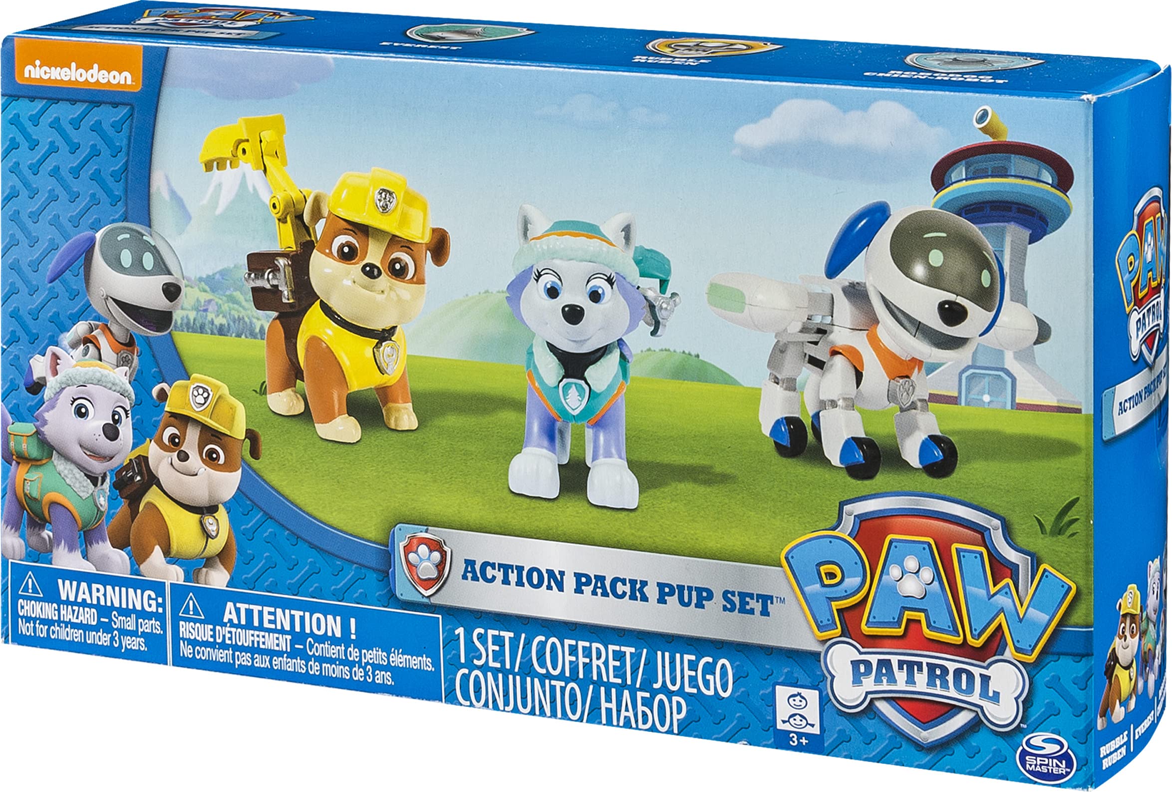 Paw Patrol 乗り物おもちゃ ３点セット Amazon.co.jp: (パウパトロール) Paw Patrol アクションパピー3体